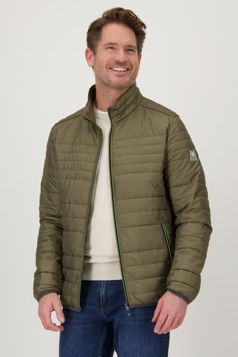 Veste kaki légèrement matelassée de Gate One pour Hommes