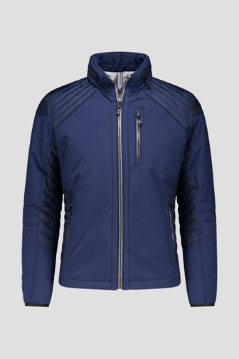 Veste légère matelassée bleu foncé sans capuche de Gate One pour Hommes