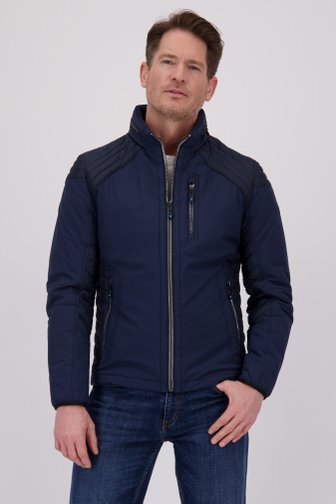 Veste légère matelassée bleu foncé sans capuche de Gate One pour Hommes