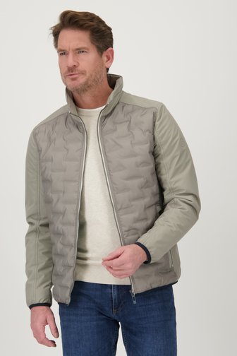 Veste légère matelassée gris-vert de Gate One pour Hommes