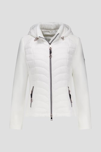 Veste matelassée blanche de Barbara Lebek pour Femmes