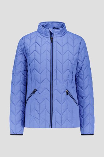 Veste matelassée légère bleue de Claude Arielle pour Femmes