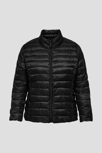 Photo produit 1 de Veste noire légèrement matelassée de ONLY Carmakoma pour Femmes
