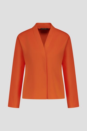 Veste orange de Claude Arielle pour Femmes