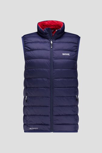 Le devant de Veste sans manches matelassée bleu foncé de Regatta pour Hommes