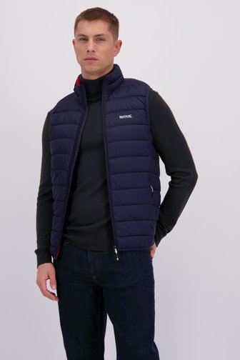 Le devant de Veste sans manches matelassée bleu foncé de Regatta pour Hommes