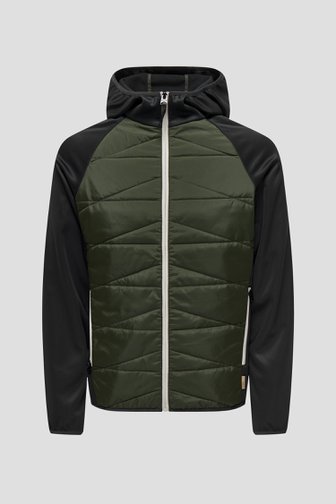 Veste vert foncé à manches noires de ONLY & SONS pour Hommes