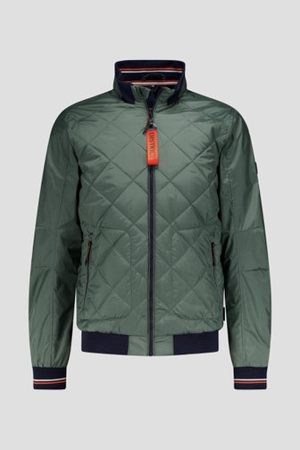 Veste vert foncé légèrement matelassée de District pour Hommes