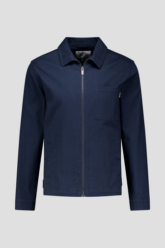 Veste zippée bleu foncé de Casual Five pour Hommes