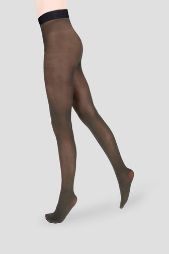 Voorkant van Warme zwarte panty - 80 den door Liberty Island voor Dames