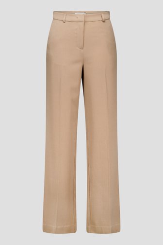 Wijde beige broek van Liberty Island voor Dames