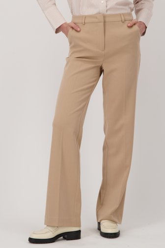 Liberty Island Wijde beige broek