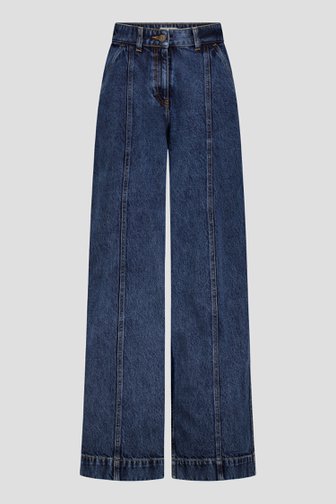 Voorkant van Wijde blauwe jeans door Louise voor Dames
