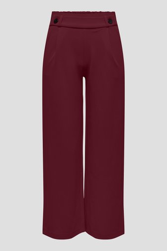 Productfoto 1 van Wijde bordeaux broek door JDY voor Dames