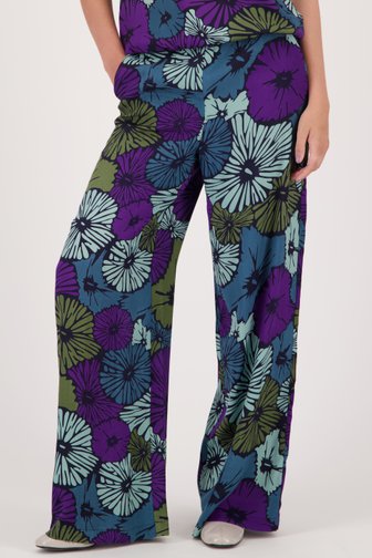 Libelle Wijde broek met bloemenprint