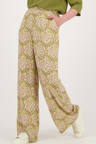 Liberty Loving nature Wijde broek met fijne print