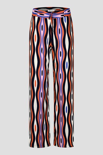 Wijde broek met kleurrijke print van Bicalla voor Dames