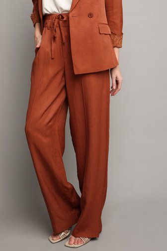 Extra foto 5 van Wijde bruine broek  door AC by Annelien Coorevits voor Dames