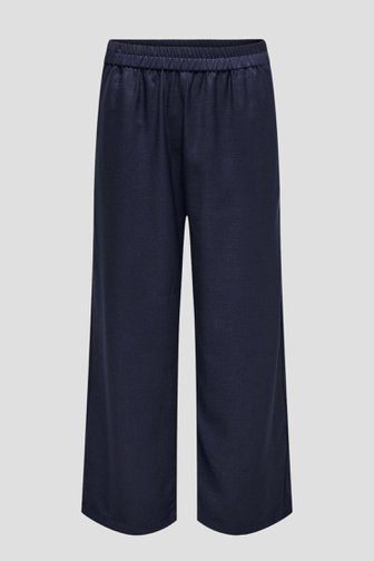 Only Carmakoma Wijde donkerblauwe broek