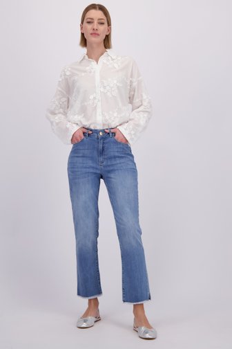 Extra foto 1 van Wijde donkerblauwe jeans  door More & More voor Dames