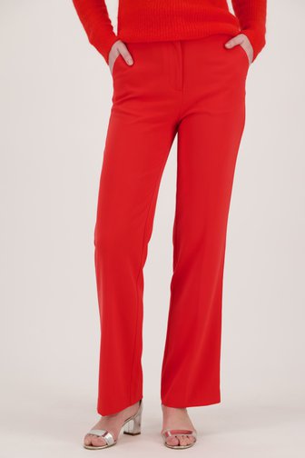 Wijde geklede broek - Rood van Liberty Island voor Dames