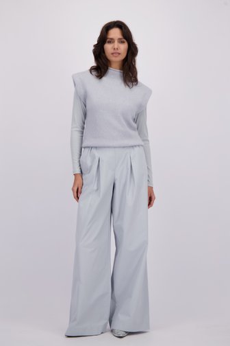 Extra foto 1 van Wijde lichtblauwe broek door Louise voor Dames