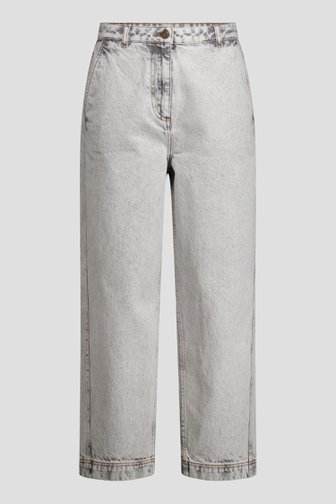 Voorkant van Wijde lichtgrijze jeans door Louise voor Dames