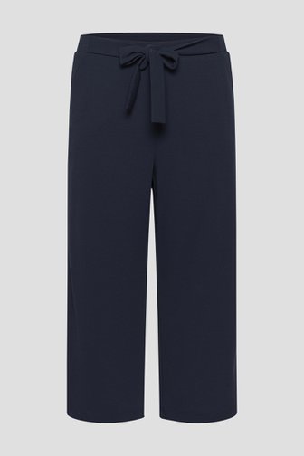 Productfoto 1 van Wijde zwarte broek - 7/8 lengte door Kaffe Curve voor Dames