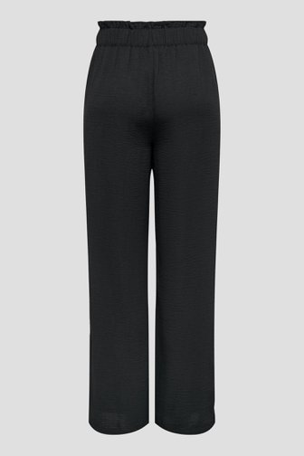 Productfoto 1 van Wijde zwarte broek met elastische taille door JDY voor Dames