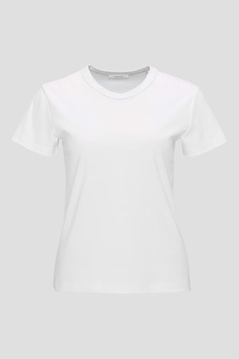 Wit basic T-shirt van Opus voor Dames