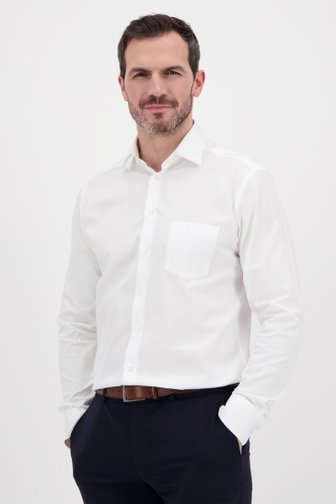 Wit hemd - regular fit van Dansaert Black voor Heren