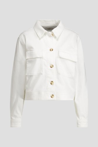 Productfoto 1 van Wit jeansvest door Libelle voor Dames