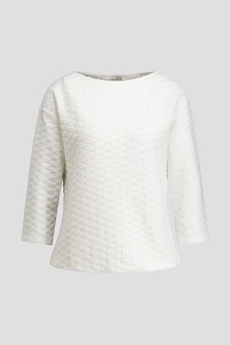 Productfoto 1 van Wit trui met structuur door Barbara Lebek voor Dames