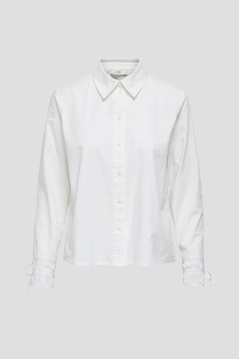Witte blouse met broderie anglaise van JDY voor Dames
