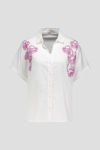 Witte blouse met broderie van Libelle voor Dames