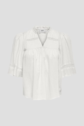 Voorkant van Witte blouse met kanten details door JDY voor Dames