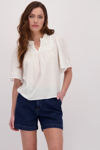 Voorkant van Witte blouse met kanten details door JDY voor Dames
