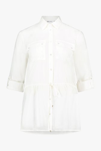 Witte blouse met lange mouwen van D'Auvry voor Dames