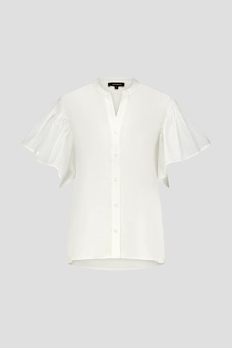 Witte blouse met vlindermouwen van More & More voor Dames