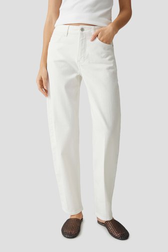 Voorkant van Witte jeans - Barrel fit door Opus pants voor Dames