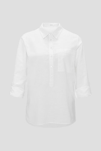 Witte linnen blouse van Opus voor Dames