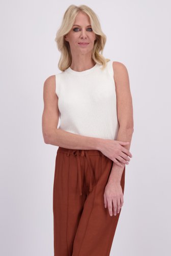 Voorkant van Witte top met open rug door AC by Annelien Coorevits voor Dames