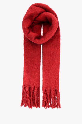 Liberty Island Zachte bordeaux wintersjaal