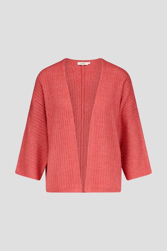Zachte koraalroze cardigan van Libelle voor Dames