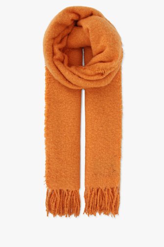 Zachte oranje wintersjaal van More & More voor Dames