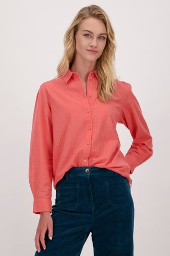 Zalmroze blouse van Liberty Loving nature voor Dames