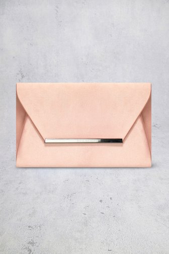 Voorkant van Zalmroze clutch door Bulaggi voor Dames
