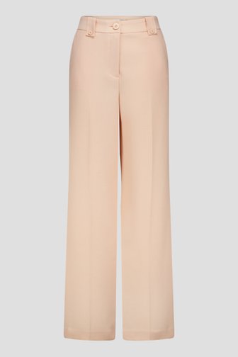 Zalmroze wijde broek van D'Auvry voor Dames