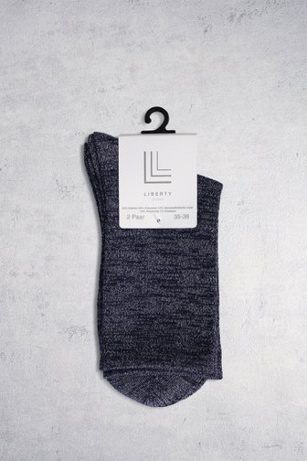 Voorkant van Zilverkleurige sokken door Liberty Island voor Dames