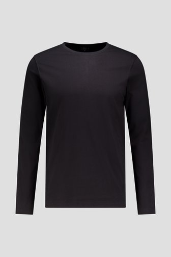 Productfoto 1 van Zwart T-shirt met lange mouwen door Liberty Island voor Heren